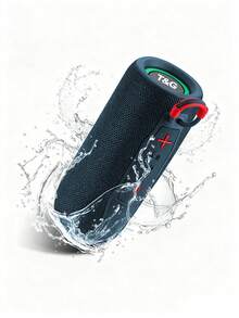 Teckwe Colorful Bluetooth Speaker, Bluetooth Speaker, Plug-In Portable Audio Subwoofer, TWS Bluetooth Diaphragm Speaker - Multicolor - View 3