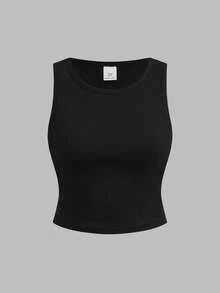 SHEIN Girlism 3 件套青少年女孩白色连帽拉链运动衫、针织背心和褶皱格子裙，休闲校园/日常装 - 卡其色 - 查看 7