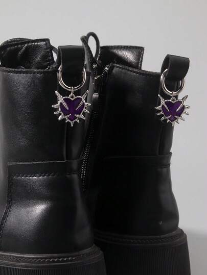 Goth 2 pezzi/set Decorazione per scarpe con pendente a forma di spada gotica, unisex, per Ognissanti