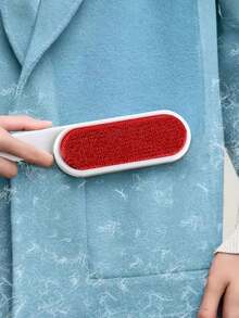 1 dụng cụ loại bỏ xơ vải hai mặt có thể tái sử dụng, thích hợp cho quần áo, thảm và đồ nội thất, bàn chải lông thú cưng, máy làm sạch bụi tĩnh điện thủ công, dụng cụ vệ sinh nhà cửa, không cần điện, bàn chải loại bỏ xơ vải - Nhiều màu - Xem 15