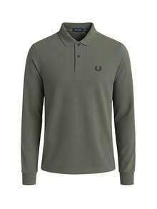 Fred Perry Men's Polo-Shirt Green - Field Green - View 1