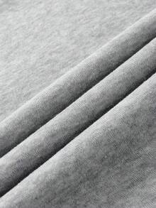 INAWLY 女士宽松豹纹短款卫衣，长袖 - 灰色 - 查看 4