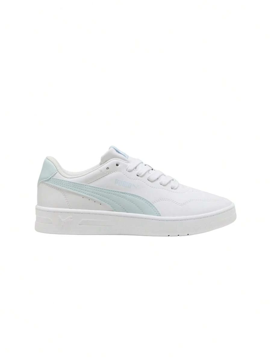 Puma Court Lally Kids' Sneakers White Sea Crystal 402304 - PUMA Blanc-Verre de Mer - Voir 1