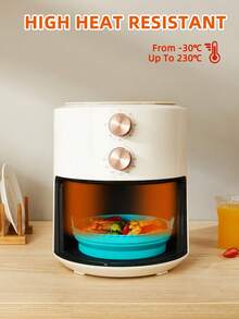 Zazumi 1pc Foldable Non Stick Silicone Fold Air Fryer Pad, Air Fryer Liners - 彩色 - 查看 3