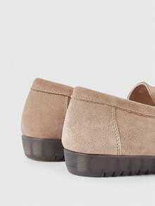 Sleekvia Mocasines planos casuales de mujer con decoración de borlas y lazo en estilo bohemio - Rosa vieja - Ver 6