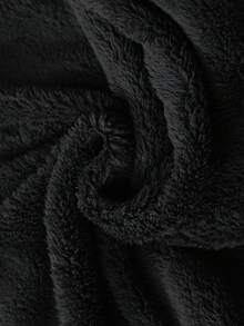 Manfinity EMRG Herren Lässig Einfarbig Reißverschluss Fleece Hoodie und Jogginghose Set, Herbst