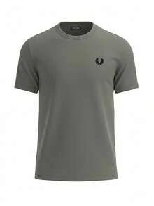 Fred Perry Men's Ringer T-Shirt Khaki Green - Field Green - View 1