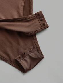 SHEIN EZwear 3件套女士方领长袖紧身衣套装 - 彩色 - 查看 3