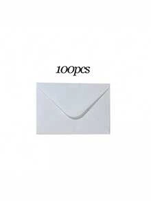 100 piezas de mini sobres de papel kraft marrón, tarjetas de regalo, invitaciones, notas comerciales, mini tarjetas de felicitación, mini sobres, sobres pequeños, tarjetas plegables para regalos de dinero, tarjetas de agradecimiento, invitaciones de regreso a la escuela - 100 piezas - Ver 14