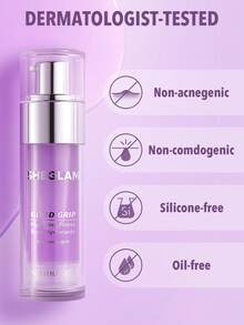 SHEGLAM Good Grip Hydrating Primer-Blueberry + Aha Oil Control Moisturizing Blueberry Primer Gel Smooth Fine Lines Oil And Silicone-Free Face Primer Brand Beauty Makeup Face Paint Cosmetic For Women Girls Perfect For Fall Winter Ideal For Y2K Fancy Fashion Suitable For Birthday Christmas Present Party Ready Best Color