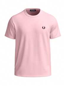 Fred Perry Men's Ringer T-Shirt Pink - Dark Pink - View 1
