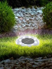 Outdoor Solar Ground Lights, Path Lawn Garden Walkway Lighting, IP65 Waterproof Ambient Suitable For Courtyards, Villas, Sheds, Gardens, Terraces, Parties, Picnics, Halloween Festivals, And Other Lighting Applications - Multicolor - View 8