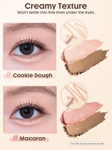 SHEGLAM Lumi-Eye Aegyo-Sal Pen Duo-Cookie Dough Brand Beauty Makeup Face Paint Cosmetic For Women Girls Perfect For Fall Winter Ideal For Y2K Fancy Fashion Suitable For Birthday Christmas Present Party Ready Best Color