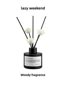 Zazumi 1PC Black White Minimalist Premium Aromatherapy Essential Oil Reed Diffuser Long Lasting Fragrance For Bedroom Living Room Bathroom Office Home Decor Gift For Housewarming Birthday Wedding - multicolor - View 13