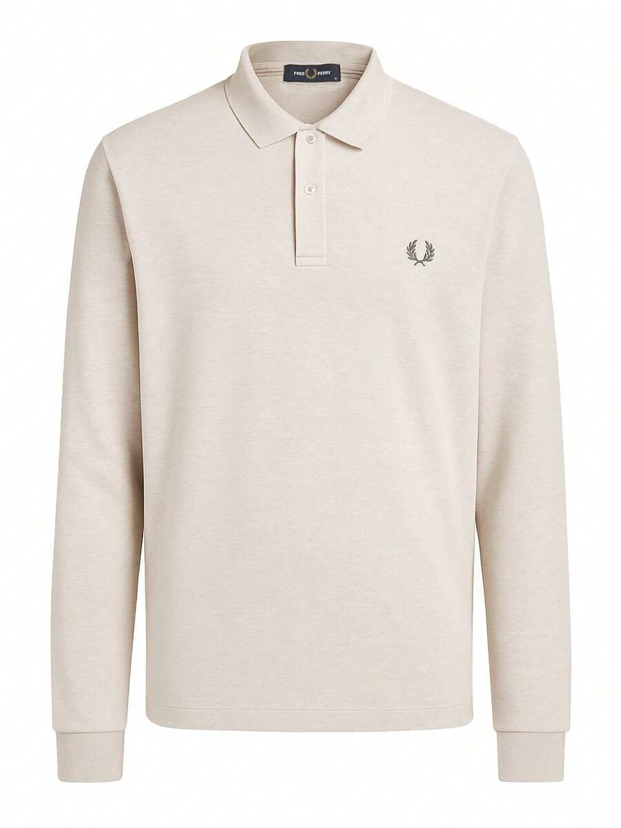 Fred Perry Men's Skin-Friendly Versatile Comfortable Office Commuting Travel Beige M6006-R96 - Ecru - View 1