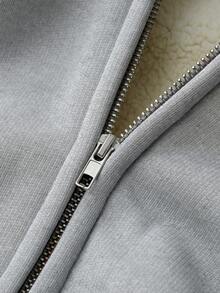 Manfinity EMRG Herren warmes thermisch gefüttertes Hoodie-Set, Lässig für den Winter