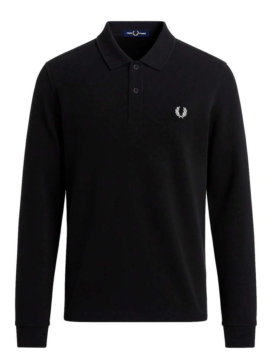 Fred Perry Men's Comfortable Lightweight Soft Outing Weekend Office Black M6006-906 - 彩色 - 查看 1