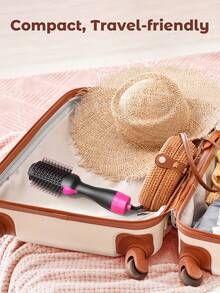 JMMO 3-In-1 Hot Air Brush, Blow Dryer, And Curling Iron Gift Set, Multifunctional Hair Styling Tool, Unique Creative Gift For Women And Men