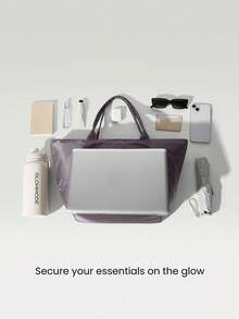 GLOWMODE 24升 Day Tripper 笔记本电脑保护套 可兼容拉杆箱肩带 日常和商务手提包 - Volcanic Gray - 查看 3