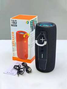 Teckwe Colorful Bluetooth Speaker, Bluetooth Speaker, Plug-In Portable Audio Subwoofer, TWS Bluetooth Diaphragm Speaker - Multicolor - View 8