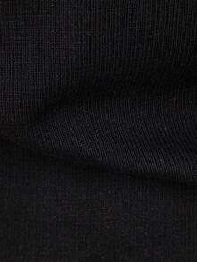 Manfinity Mode Chaleco de punto clásico para hombre con cuello en V sin mangas, en color negro con ribete blanco, para el invierno - Negro - Ver 5