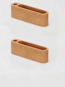 Wooden Desktop Business Card Holder, Creative Large Capacity Display & Storage, Front Desk Office Organizer