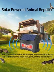 Outdoor Motion Sensors Equipped With Ultrasonic Animal Repellents, Solar Cat Repellents, Deer Pine Mice, Cats, Dogs, Skunks, Rabbits, Raccoons, Deer Repellents, And Yard Skunk Repellents. They Are Cheap, Exquisite, And Easy To Install.