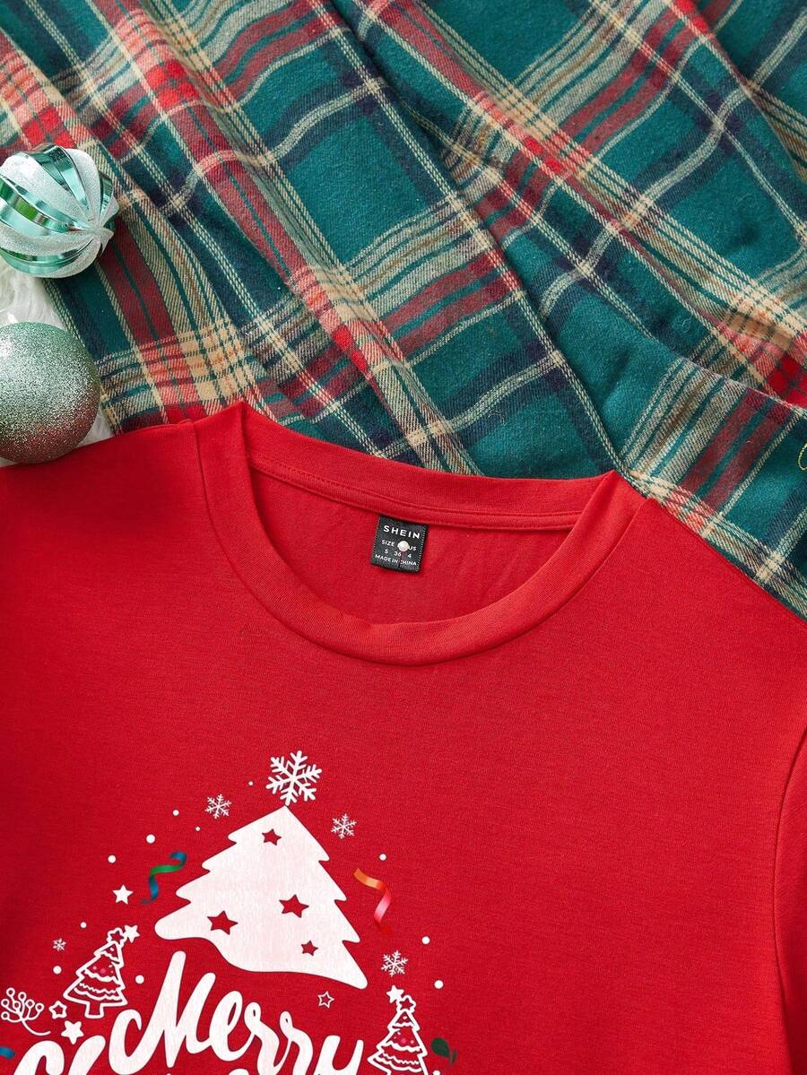 Merry | Hand-Painted Christmas Tee
