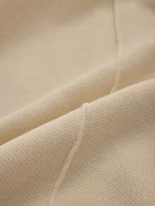 SHEIN Tall 1pc Women Solid Color Long Sleeve Top And Pants Co-Ord Set,Winter Clothes