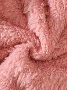 SHEIN Newborn Baby Adorable Rabbit Design Hooded Romper, Soft & Skin-Friendly Cartoon Jumpsuit For Baby Girls - Pink - View 6