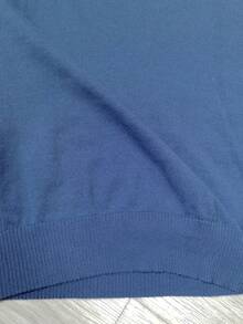 Manfinity Homme Men's Casual Solid Color Knit Sweater, Versatile For Autumn, Long Sleeve Top - Royal Blue - View 6
