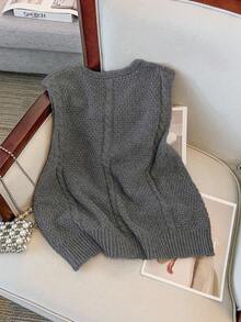 Franclia 复古花卉印花多层灰色衬衫，秋冬