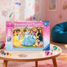 Ravensburger Disney Princess 100 Piece Jigsaw Puzzle Age 6 Years+ 10570 - Multicolor - View 5