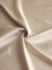 Louniche Women's Solid Color Basic Skirt Maxi Women Outfit - Beige - View 7