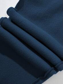 SHEIN Casual Loose Fit Graphic Print Pocket Design Sweatpants For Teenage Boys, Suitable For Daily Casual, Commuting And Sports Wear - Dusty Blue - View 8