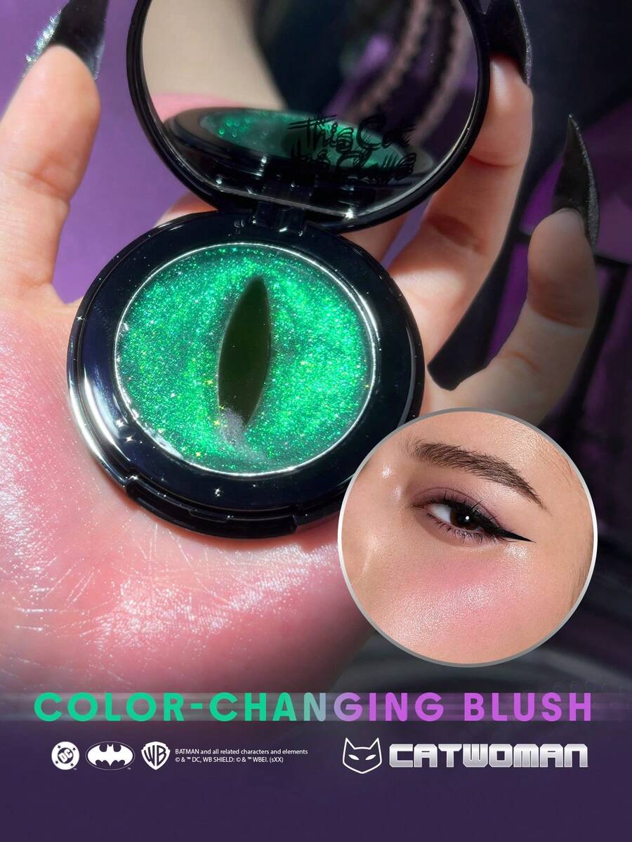 CATWOMAN™ | SHEGLAM Black Cat Color-Changing Blush Brand Beauty Cosmetic Makeup For Women And Girls - Changing Blush - View 1