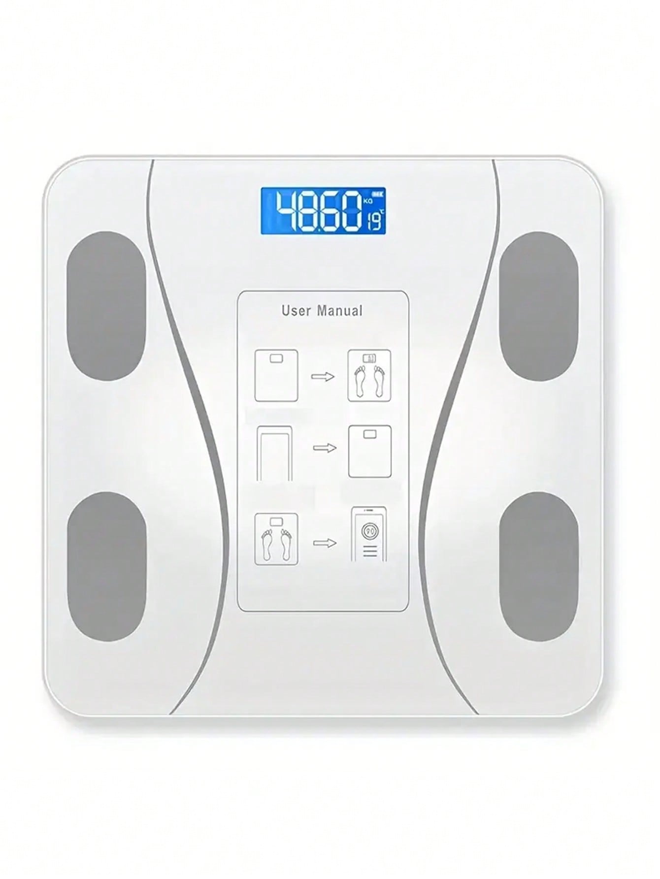 Teckwe ميزان ذكي للدهون بتقنية البلوتوث مع تطبيق،...