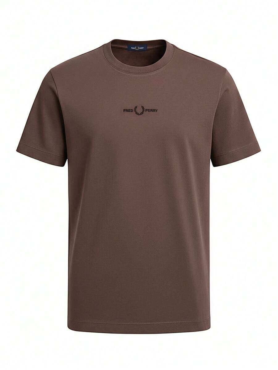 Fred Perry Men's T-Shirts Brown - Carrington Brick - View 1