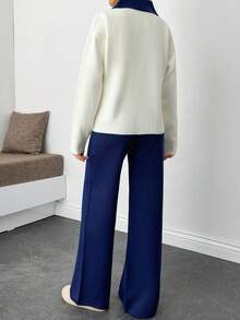 EURMUSE Damtröja med knappar, 3 delar, set - Multifärgad - Visa 4