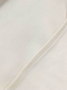 Franclia 通勤时尚百搭束腰双排扣金属纽扣撞色饰边卡其色女式西装外套，优雅春秋季外套，商务休闲装，漂亮女士西装外套 - 白色 - 查看 5