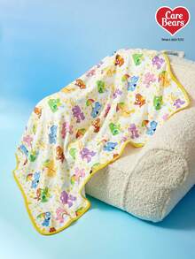 Care Bears X PETSIN 1pc Pet Cat Dog Universal Bear Cute Pattern Printed Plush Warm Four Seasons Universal Dog Blanket - Multicolor - View 3