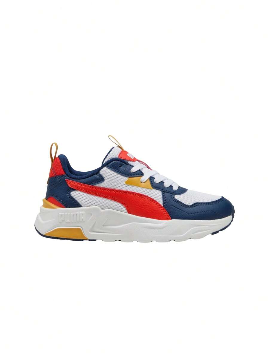 Puma Trinity Lite Junior´S Sneakers White And Red And Navy - White and Red and Navy - View 1
