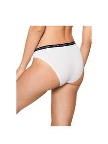 Tommy Hilfiger Women Briefs - White and Grey and Black - View 4