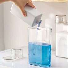 1 Pcs Laundry Liquid Dispensing Bottle, Travel Size Laundry Liquid Bottle, Reusable, Laundry Liquid Bottle With O-Ring Seal, Clothes Softener Dispensing Bottle, Bathroom Shampoo Shower Gel Large Capacity Refill Replacement Bottle, For Storing Liquid Detergent, Oil, Other Liquids Or Grains - Clear - View 6