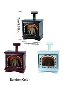 1 pieza/ Set de 3 piezas - Luces miniatura luminosas de chimenea LED, Efecto de llama de chimenea falsa pequeña LED, Lámpara de chimenea miniatura brillante creativa para el hogar, Perfecta para noches acogedoras, decoraciones navideñas, Halloween, Navidad, Acción de Gracias y regalos de Año Nuevo