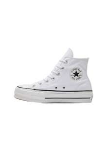 Converse Chuck Taylor All Star Women's Trainers White 560846C - White/Black/White - View 4