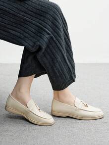 CUCCOO BIZCHIC Mocasines casuales cómodos de piel de ante para mujer, aptos para ir al trabajo, actividades al aire libre, compras, uso diario, zapatos planos versátiles