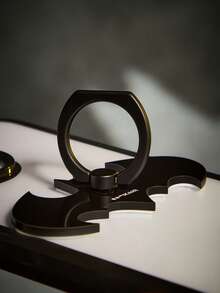 BATMAN X SHEIN Acrylic Ring Mobile Phone Holder, Desktop Support Bracket Clip Ring Clasp, Strong Adhesive Multi-Functional Ring