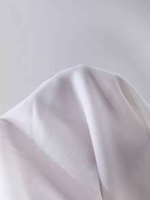 小女孩可爱日常穿搭，猫咪印花发箍，圆领长袖白色上衣，粉色爱心印花黑色裤子，儿童秋季休闲装 - 白色 - 查看 8