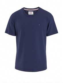 Tommy Hilfiger Men's V-Neck T-Shirt Navy Blue - Black Iris - View 1